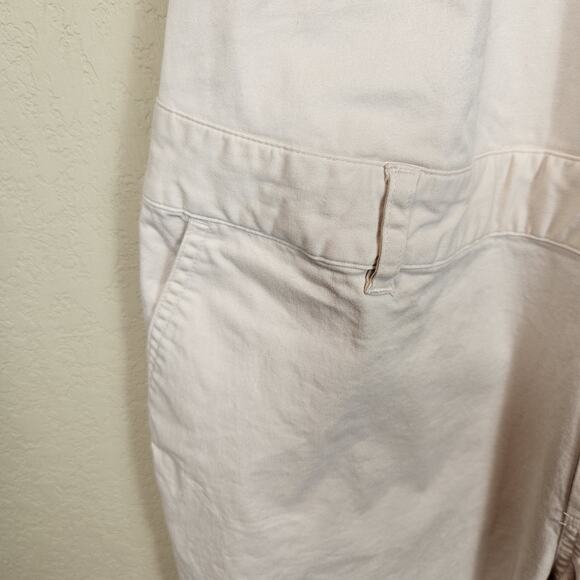 The Nines by HATCH Maternity Overalls Pastel Pink Casual Boho Bib Size 4 Small - Picture 10 of 16